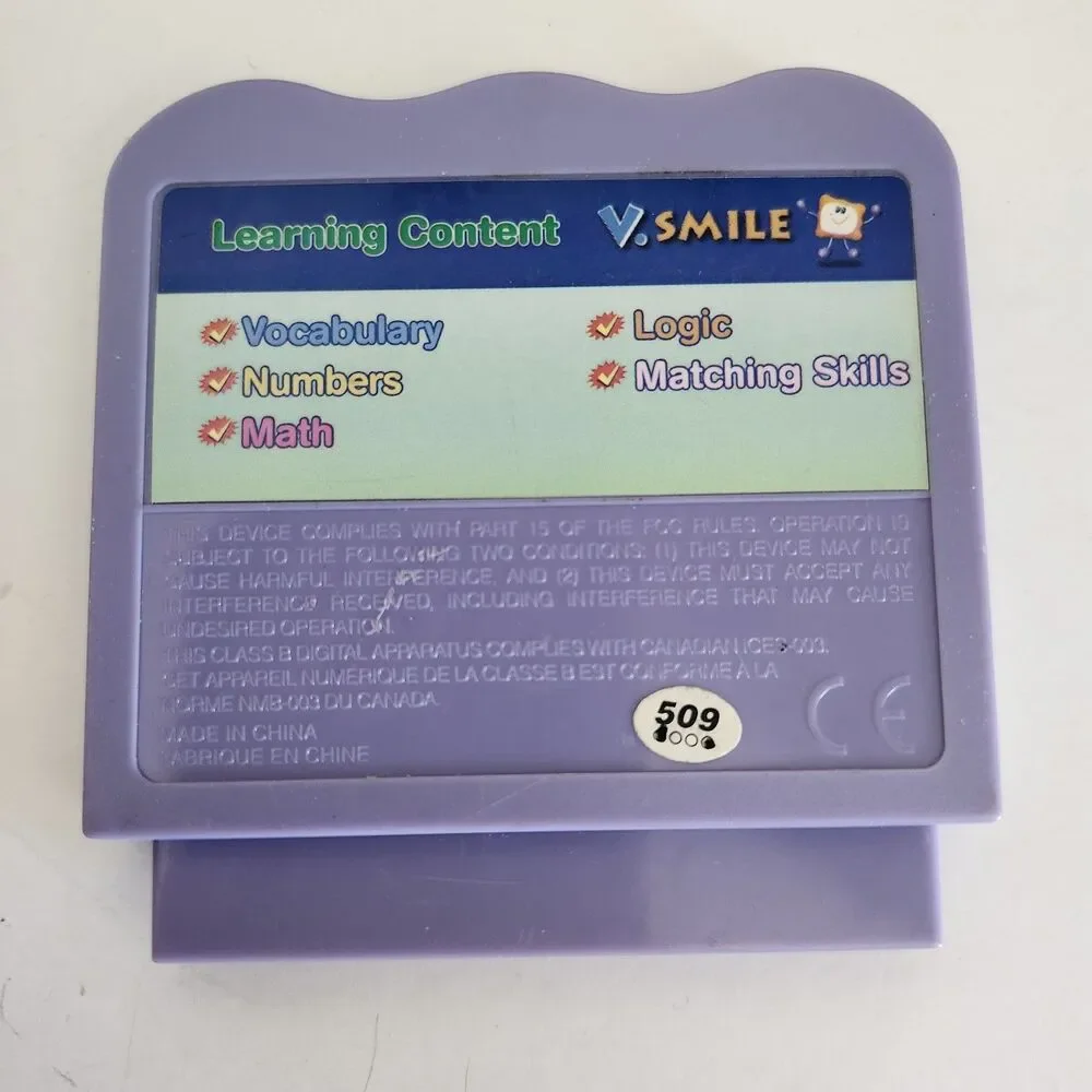 VTech V.Smile Scooby-Doo! Funland Frenzy Learning Game Cartridge Works Great